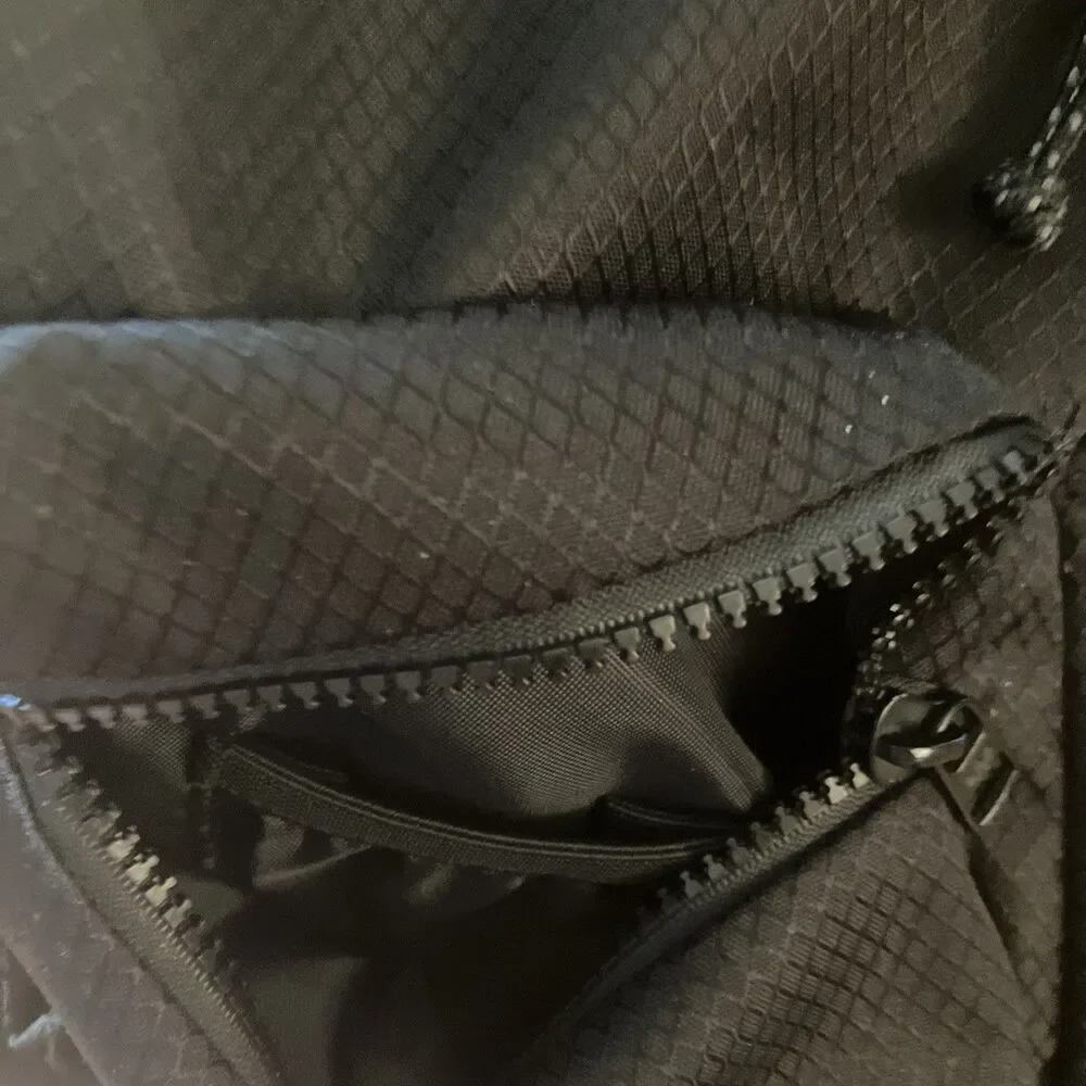 Adidas Utility Sling Bag Mens Crossbody Shoulder Trefoil Zip Pockets Black